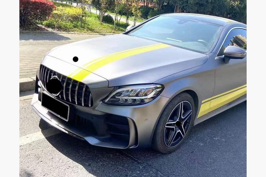 Mercedes C-class W205 2014-2021 гг. Комплект обвеса с полным задним бампером (дизайн Black Mamba C63GT) Фото 7