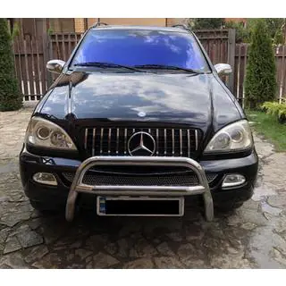 Накладки на Зеркала (2 шт, Нержавейка) Mercedes ML W163 1997-2005 гг. фото 3