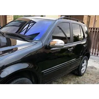 Накладки на Зеркала (2 шт, Нержавейка) Mercedes ML W163 1997-2005 гг. фото 1
