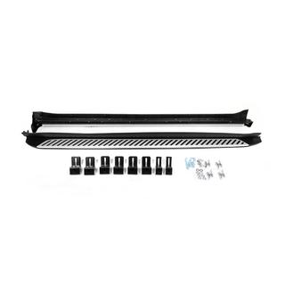 Боковые пороги OEM V1 (2 шт., алюминий + пластик) Kia Sorento IV MQ4 2020- гг. фото 2