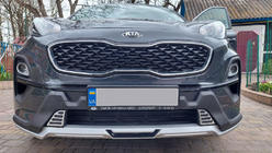 Kia Sportage 2015-2021 гг. Передние и задние накладки 2019+ V1 (пластик) фото 1