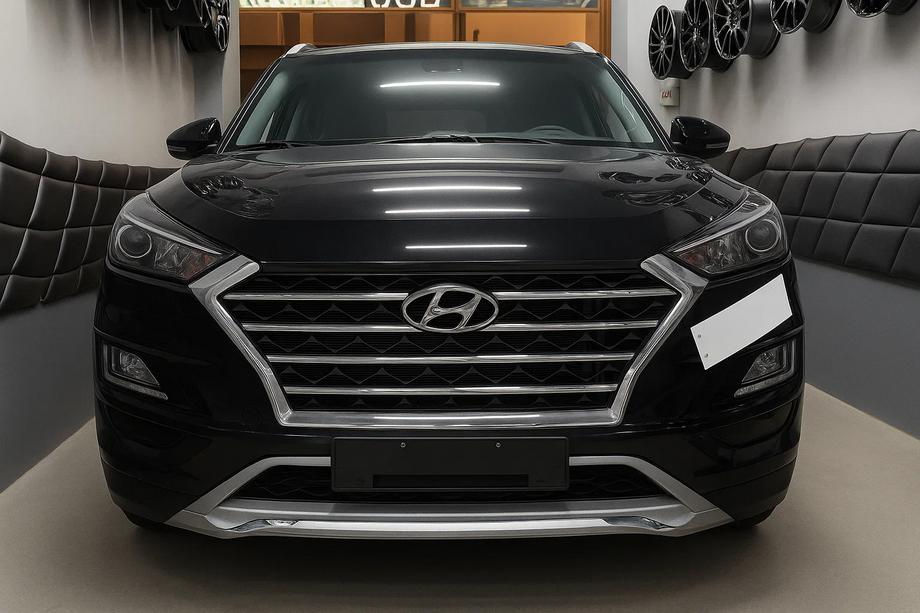Hyundai Tucson TL 2016-2021 гг. Передние и задние накладки 2019+ (2 шт) Фото 1