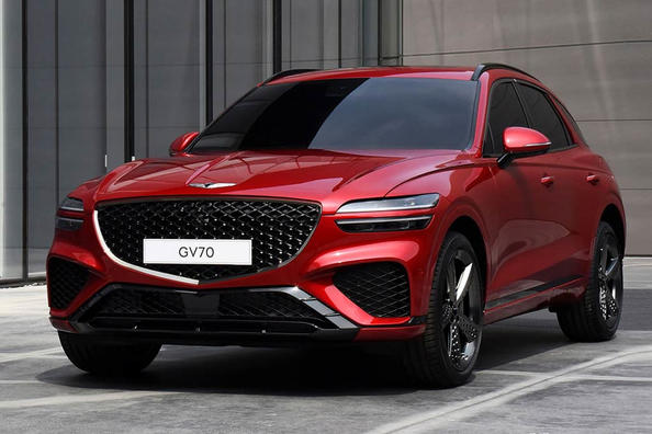 В сети появились фото нового кроссовера Genesis GV70
