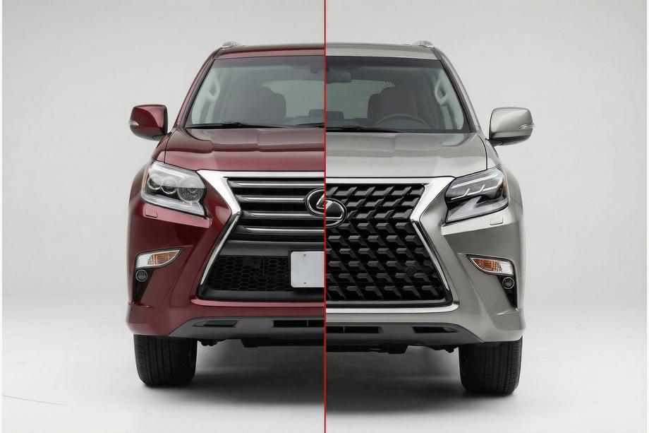 Lexus GX460 2009-2023 гг. Комплект рестайлинга с 2013-2019 на 2021 Image