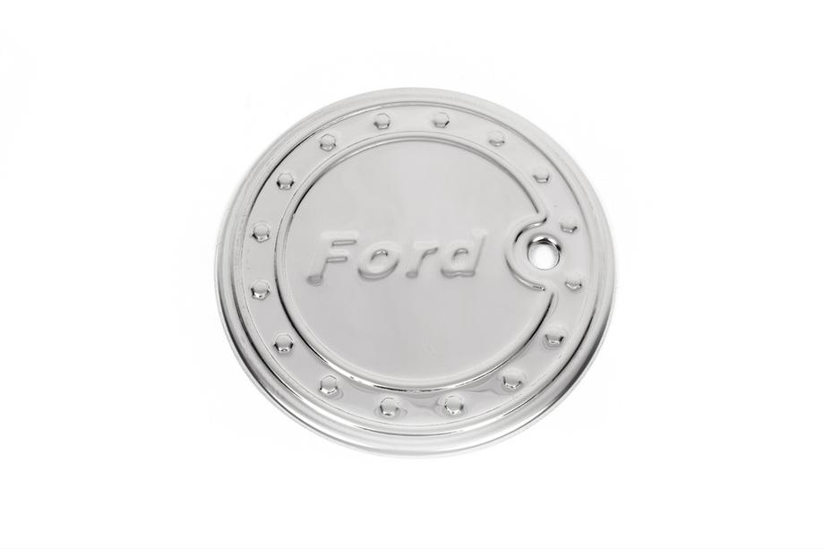 Ford Fusion 2002-2012 гг. Хромированная накладка на лючок бензобака (нерж. сталь) Image