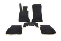 BMW 7 серия F01/F02 2008-2015 гг. Коврики EVA (для F02, Черный) фото 10
