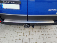 Renault Master 2011-2023 гг. Накладка на задний бампер нержавейка фото 9