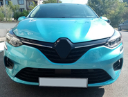 Renault Clio V 2019- гг. Хромированные накладки на решетку (2 шт) фото 1