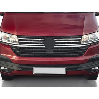 Хром Накладки на Решетку 2019+ (4 шт, Нержавейка) Volkswagen T6 2015-2024 гг. фото 1
