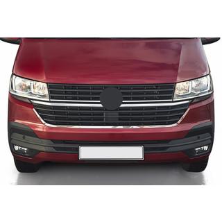 Хромированная Накладка Smile на Решетку Радиатора 2019+ (1 шт, Нержавейка) Volkswagen T6 2015-2024 гг. фото 1