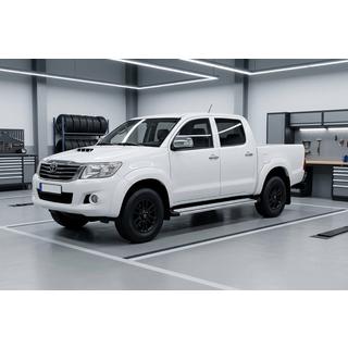 Боковые Подножки Maya V4 (2 шт., Алюминий) Toyota Hilux 2006-2015 гг. фото 1