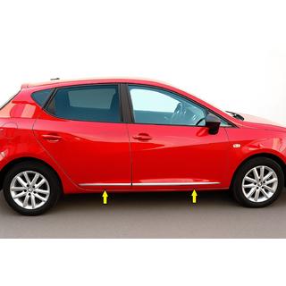 Хромированные Молдинги на Двери (4 шт, Нержавейка) Seat Ibiza 2017- гг. фото 1