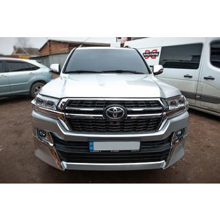 Решетка радиатора 2016-2021 (Дизайн 2021) Toyota Land Cruiser 200 2007-2021 гг. фото 2