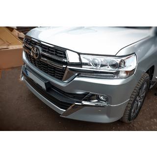 Решетка радиатора 2016-2021 (Дизайн 2021) Toyota Land Cruiser 200 2007-2021 гг. фото 3