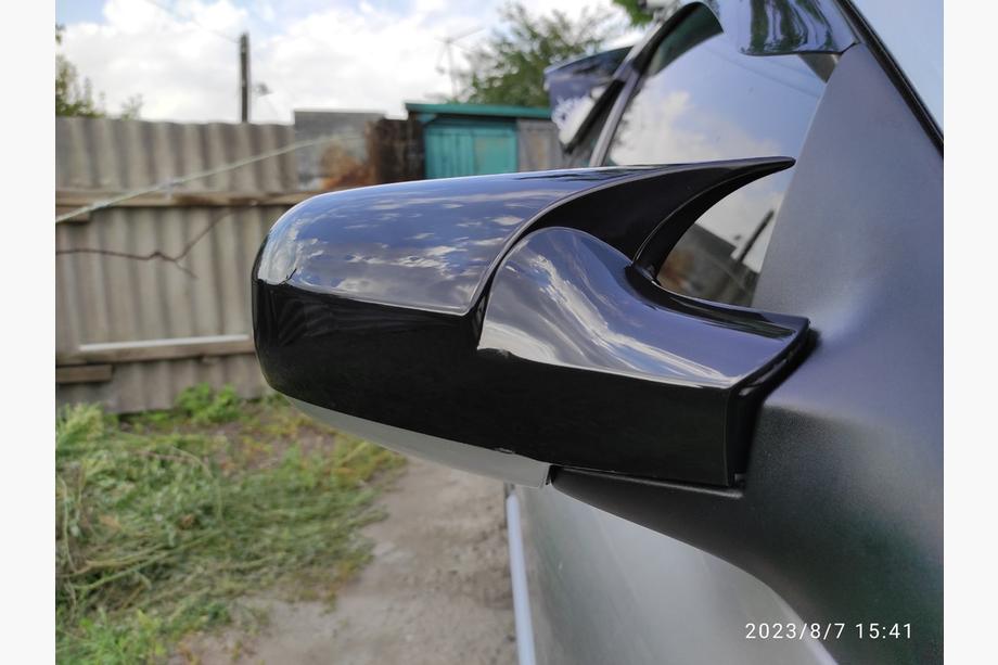 Renault Megane II 2004-2009 гг. Накладки на Зеркала BMW-Style (2 шт) Image