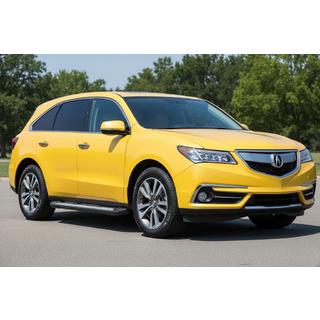 Боковые Подножки Vision New Black (2 шт., Алюминий) Acura MDX 2013-2020 гг. фото 1