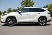 Acura MDX 2013-2020 гг. Боковые пороги Bosphorus Grey (2 шт., алюминий) фото 1
