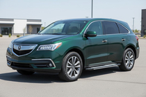 Acura MDX 2013-2020 гг. Боковые Подножки Rainbow (2 шт., Алюминий) фото 1