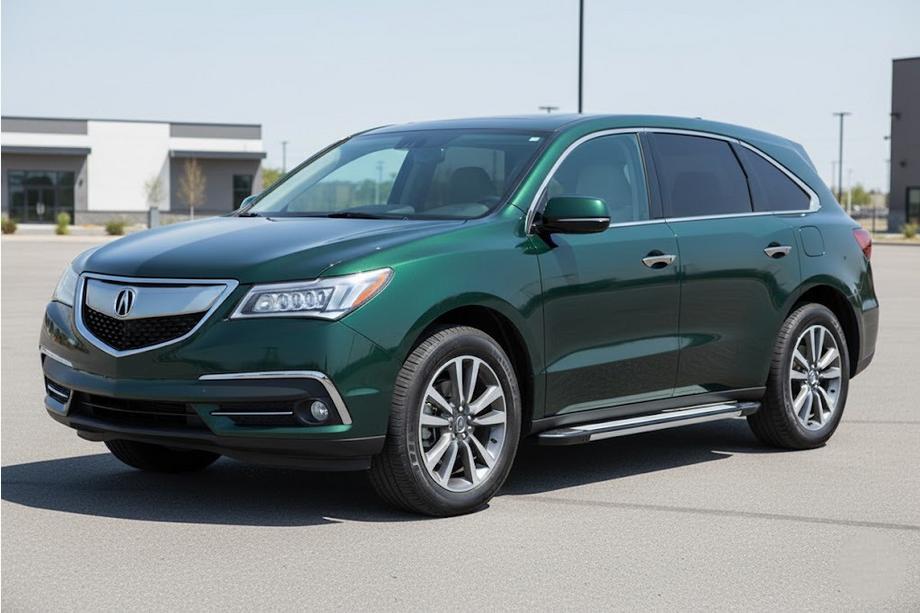 Acura MDX 2013-2020 гг. Боковые Подножки Rainbow (2 шт., Алюминий) Image