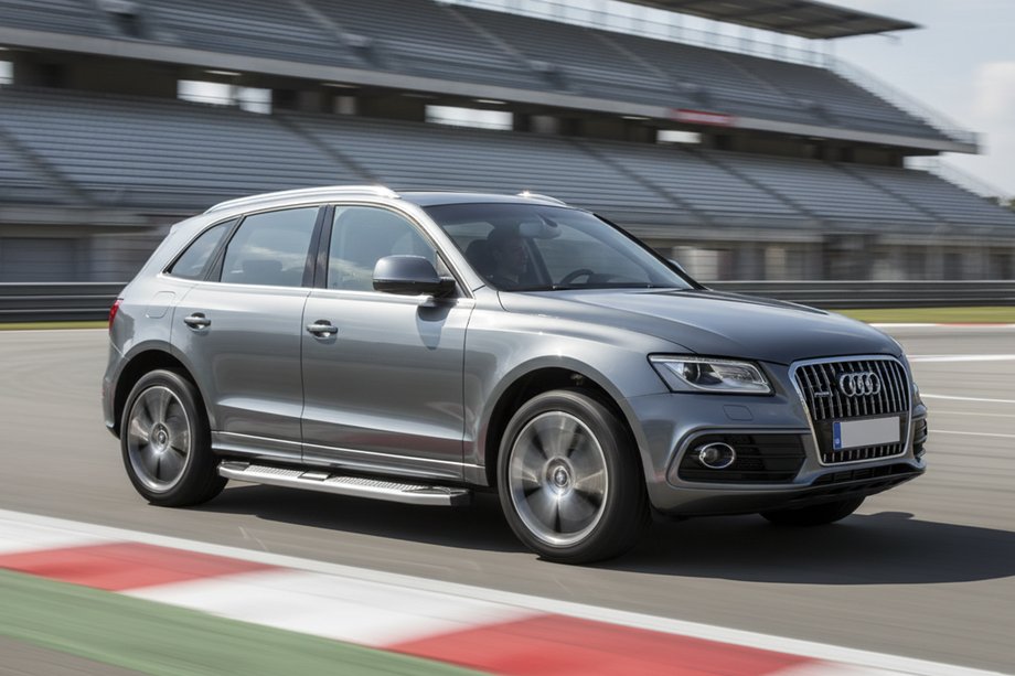 Audi Q5 2008-2017 гг. Боковые Подножки Mevsim Grey (2 шт., Алюминий) Image