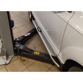 Боковые Подножки Mevsim Grey (2 шт., Алюминий) Audi Q7 2005-2015 гг. фото 1