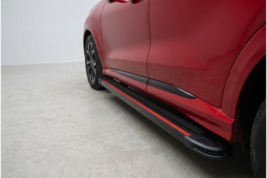 Ford Puma 2019- гг. Боковые Подножки Maya Red (2 шт., Алюминий) Image