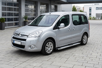 Citroen Berlingo 2008-2018 гг. Боковые Подножки Mevsim Grey (2 шт., Алюминий) фото 1