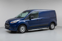 Ford Connect 2014-2021 гг. Боковые Подножки Mevsim Grey (2 шт., Алюминий) фото 1