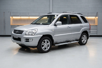 Kia Sportage 2004-2010 гг. Боковые Подножки Mevsim Grey (2 шт., Алюминий) фото 1