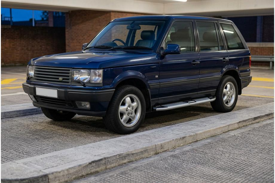 Range Rover II P38A 1997-2002 гг. Боковые Подножки Mevsim Grey (2 шт., Алюминий) Image