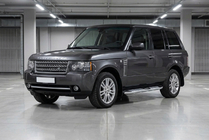 Range Rover III L322 2002-2012 гг. Боковые Подножки Mevsim Grey (2 шт., Алюминий) фото 1