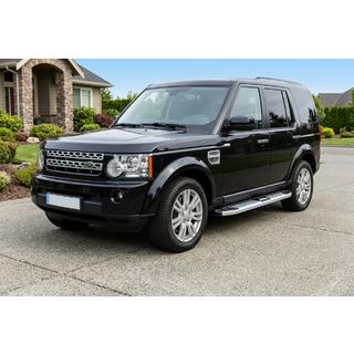 Боковые Подножки Mevsim Grey (2 шт., Алюминий) Land Rover Discovery IV 2009-2017 гг. фото 1