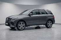 Mercedes GLE/ML class W166 2011-2018 гг. Боковые Подножки Mevsim Grey (2 шт., Алюминий) фото 1