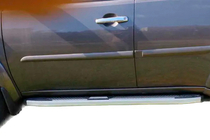 Mitsubishi Pajero Sport 2008-2015 гг. Боковые Подножки Mevsim Grey (2 шт., Алюминий) фото 9