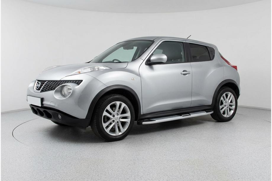 Nissan Juke 2010-2019 гг. Боковые Подножки Mevsim Grey (2 шт., Алюминий) Image
