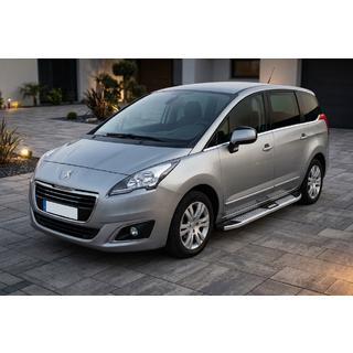 Боковые Подножки Mevsim Grey (2 шт., Алюминий) Peugeot 5008 2009-2016 гг. фото 1