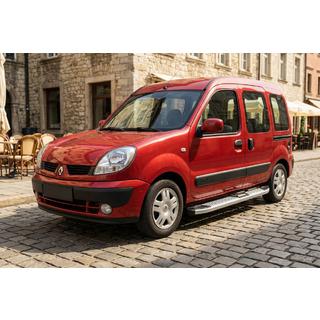 Боковые Подножки Mevsim Grey (2 шт., Алюминий) Renault Kangoo 1998-2008 гг. фото 1