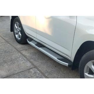 Боковые Подножки Mevsim Grey (2 шт., Алюминий) Toyota Rav 4 2006-2013 гг. фото 1