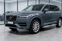 Volvo XC90 2015- гг. Боковые Подножки Mevsim Grey (2 шт., Алюминий) фото 1