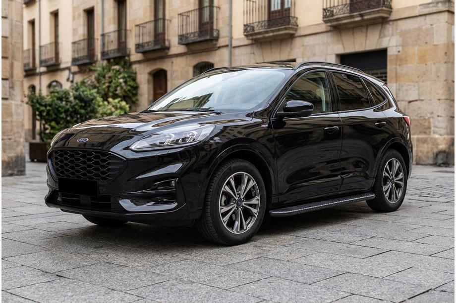 Ford Kuga/Escape 2019- гг. Боковые Подножки Bosphore Black (2 шт., Алюминий) Image