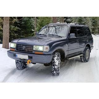 Боковые Подножки Maya V1 (2 шт., Алюминий) Toyota Land Cruiser 80 1990-1997 гг. фото 2