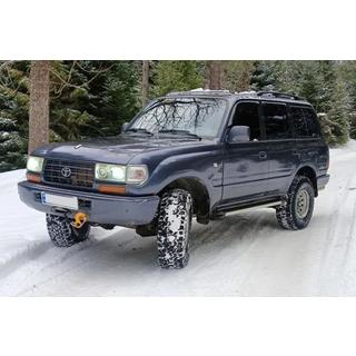 Боковые Подножки Maya V1 (2 шт., Алюминий) Toyota Land Cruiser 80 1990-1997 гг. фото 3