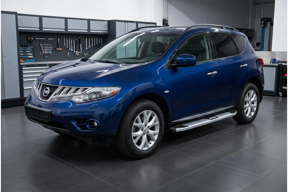 Nissan Murano 2008-2014 гг. Боковые Подножки Mevsim Grey (2 шт., Алюминий) Image