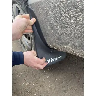 Задние модельные брызговики (комплект) Opel Vivaro 2015-2019 гг. фото 4