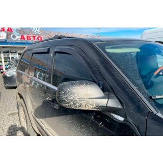 Ветровики на окна (4 шт, HIC) Jeep Grand Cherokee WK 2004-2010 гг. фото 2