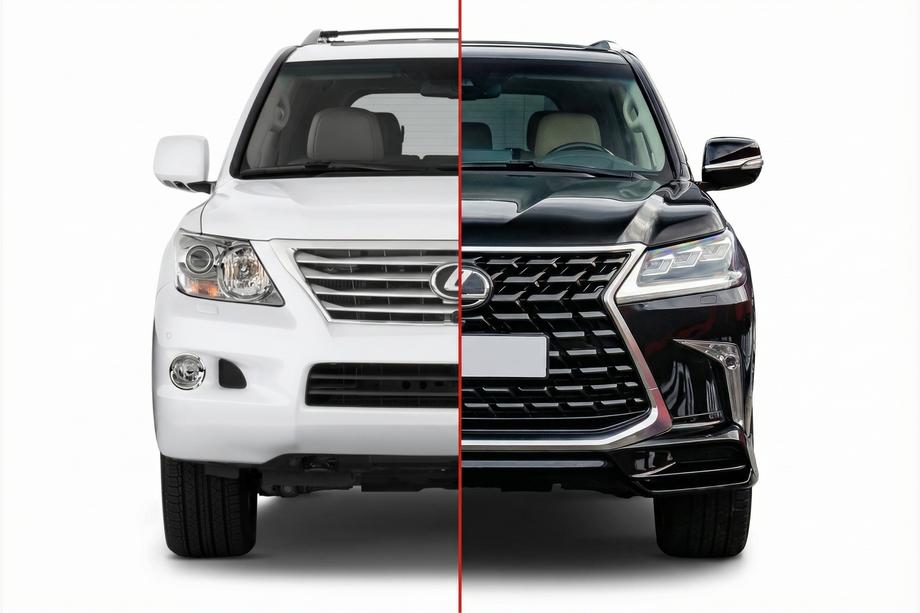 Lexus LX570/450d 2008-2022 гг. Комплект рестайлинга с модели 2008-2016 на TRD Sport (2021+) Image