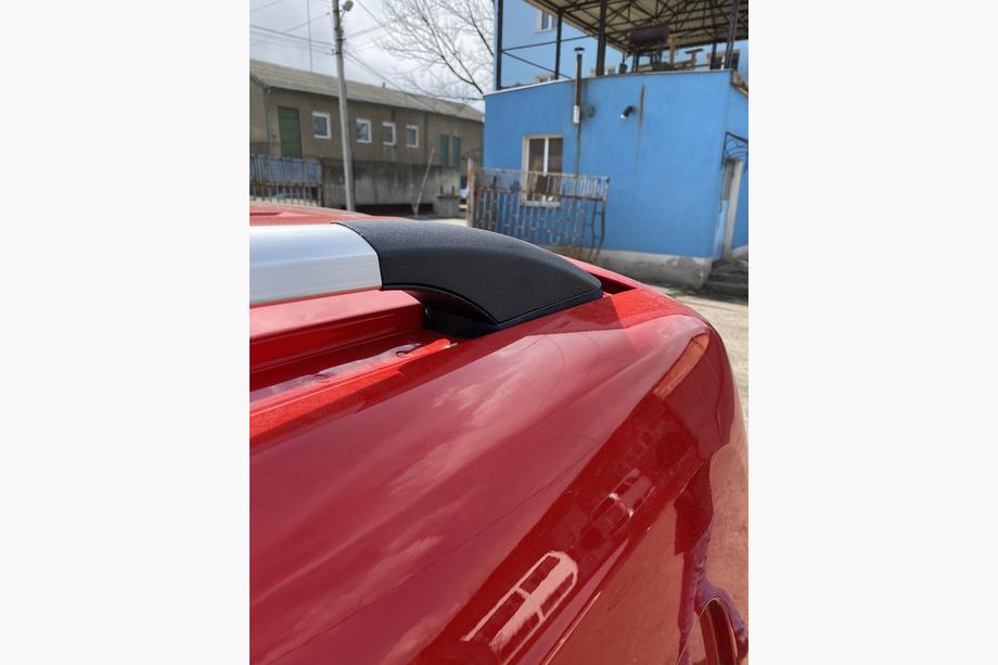 Ford Connect 2014-2021 гг. Хромированные Рейлинги Стандартная база, металлические ножки Фото 15