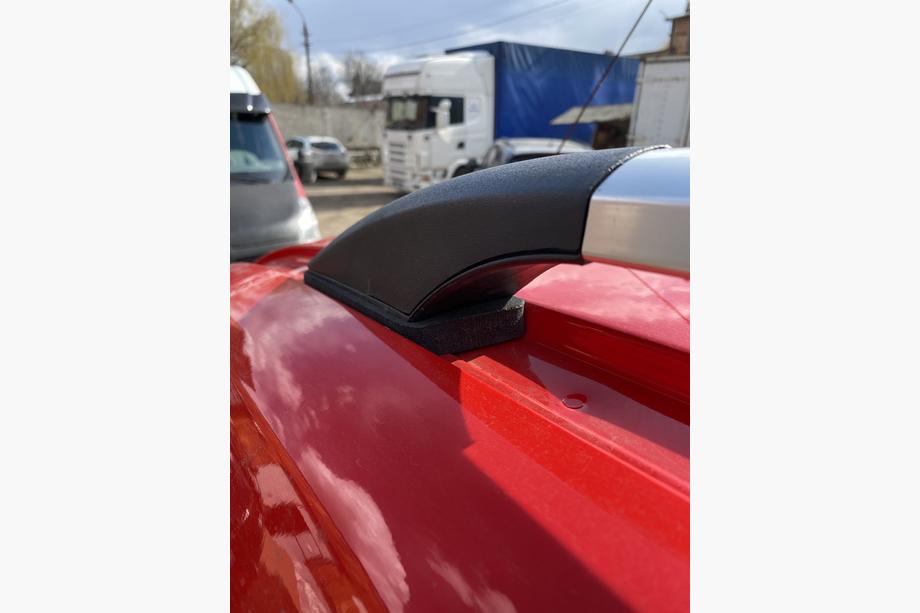 Ford Connect 2014-2021 гг. Хромированные Рейлинги Стандартная база, металлические ножки Фото 13