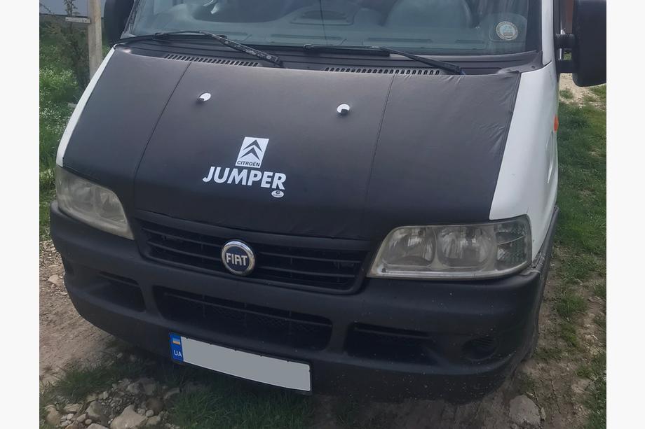 Fiat Ducato 1995-2006 гг. Чехол на капот (надпись Jumper) Image