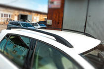 Volkswagen Golf 7/E-Golf 2012-2020 гг. Рейлинги OmsaLine Solid (2 шт, черные) фото 1